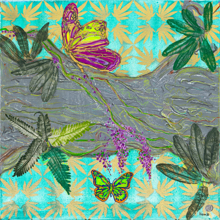 Indigenous Ephemera - Original Art on Canvas