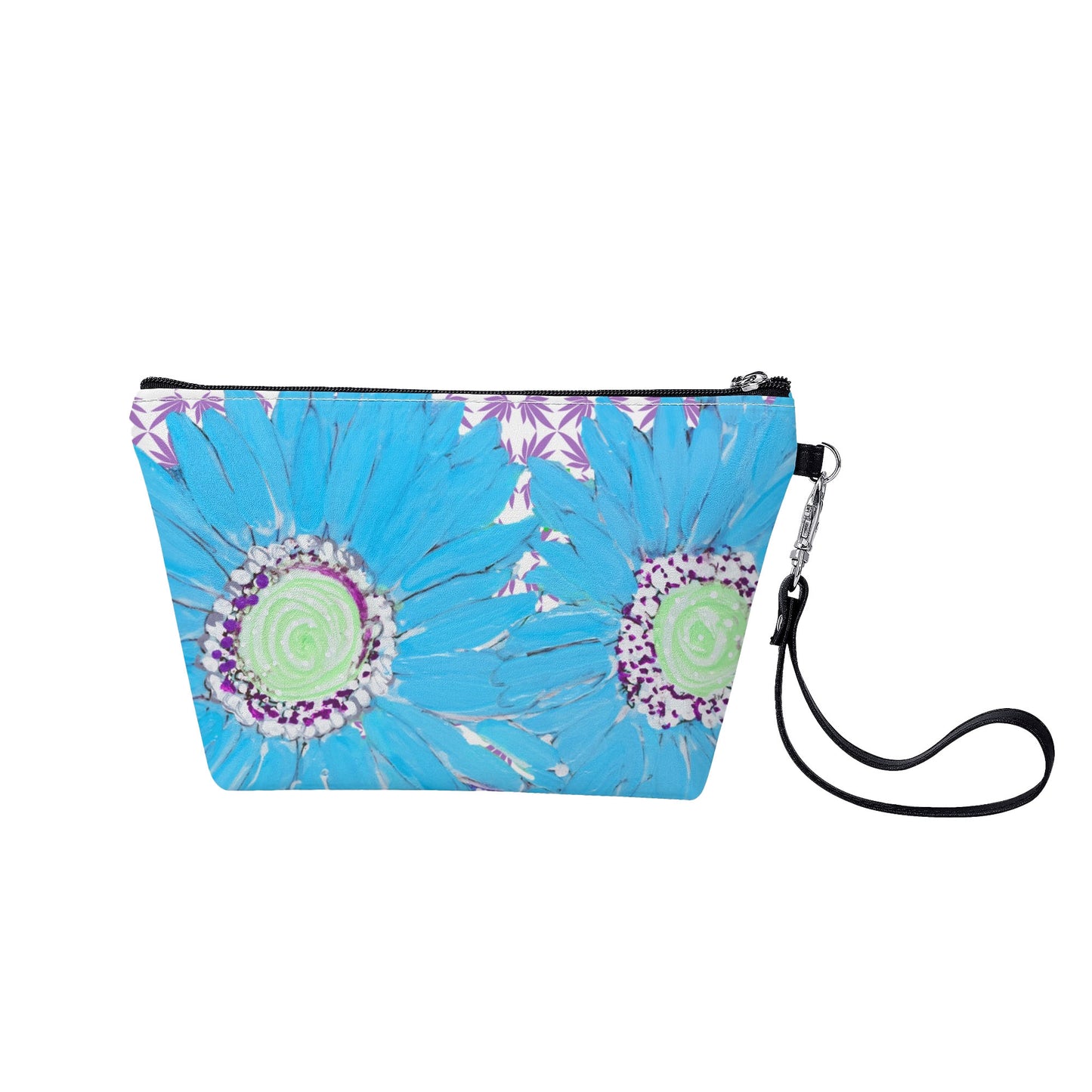 Vegan Quatrefoil Tote in Black and White