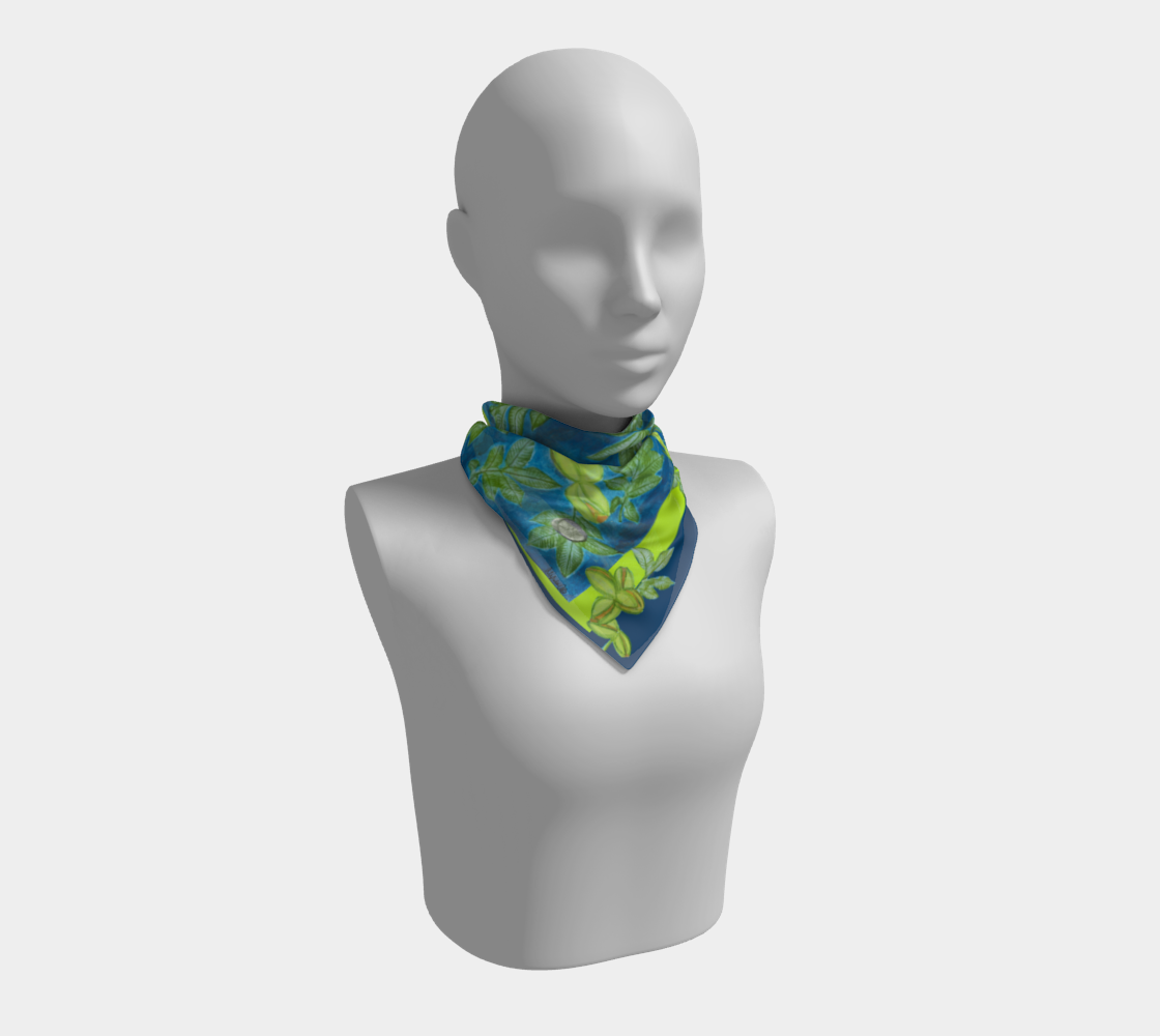 Summer Night Music I Silk Scarf