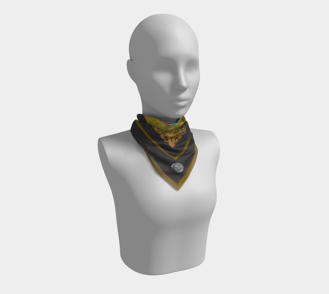 Rococo Louis XIV I Silk Scarf