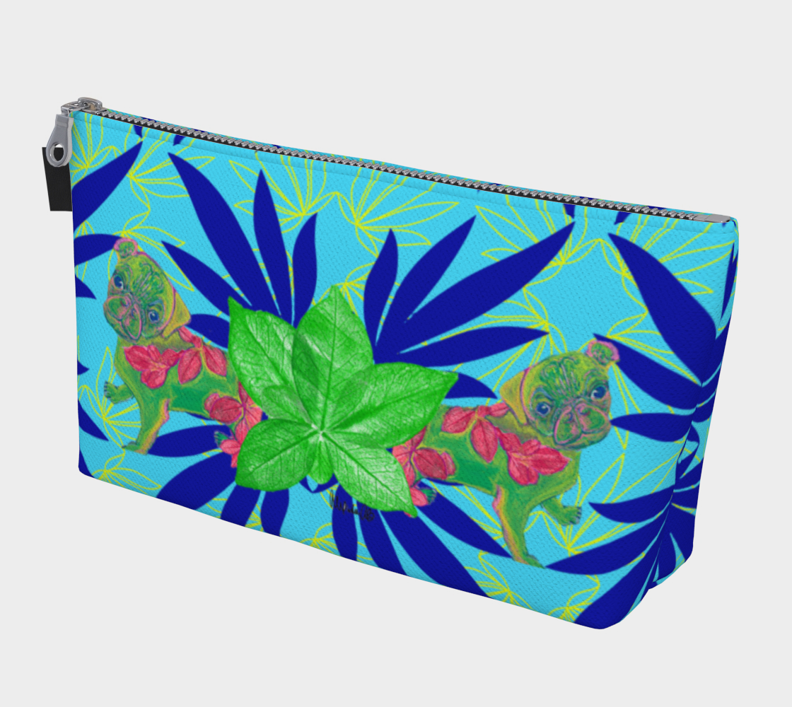 Pool Blue Weeji twins Makeup Bag