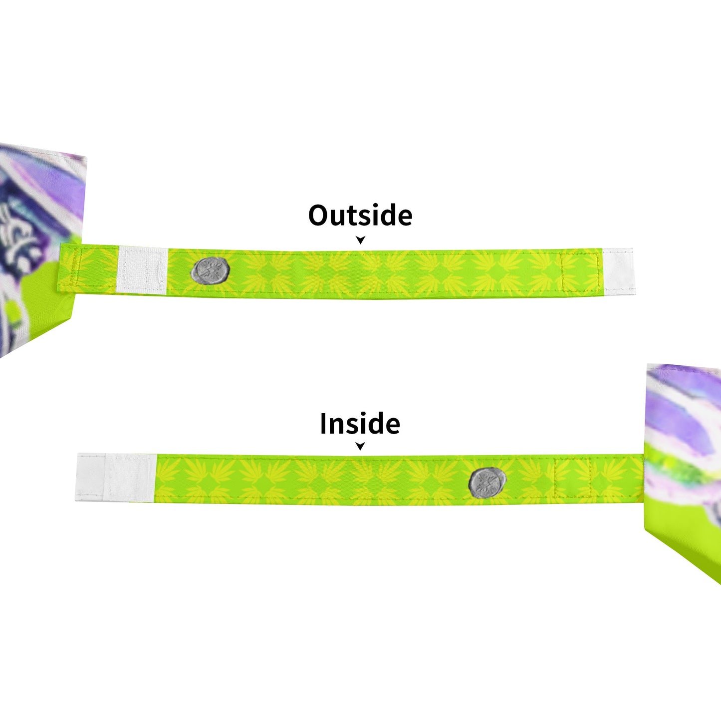 Neon Monarch Spiral Umbrella / Parasol in Green Apple I