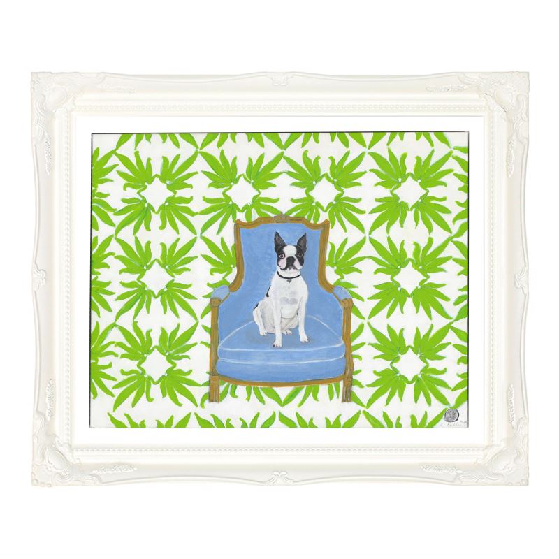 Louis XIV on Louis XIV Chair in a Louis XV Frame Fine Art Print