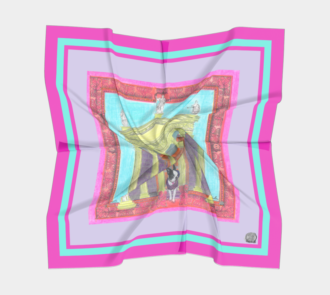 Louis XIV Palladio Silk Scarf