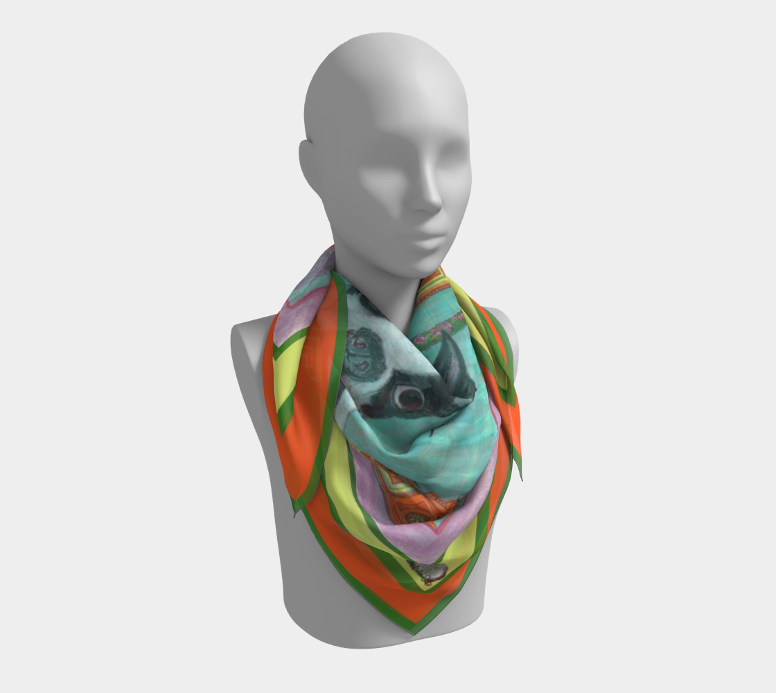 Cherubic Louis XIV Silk Scarf