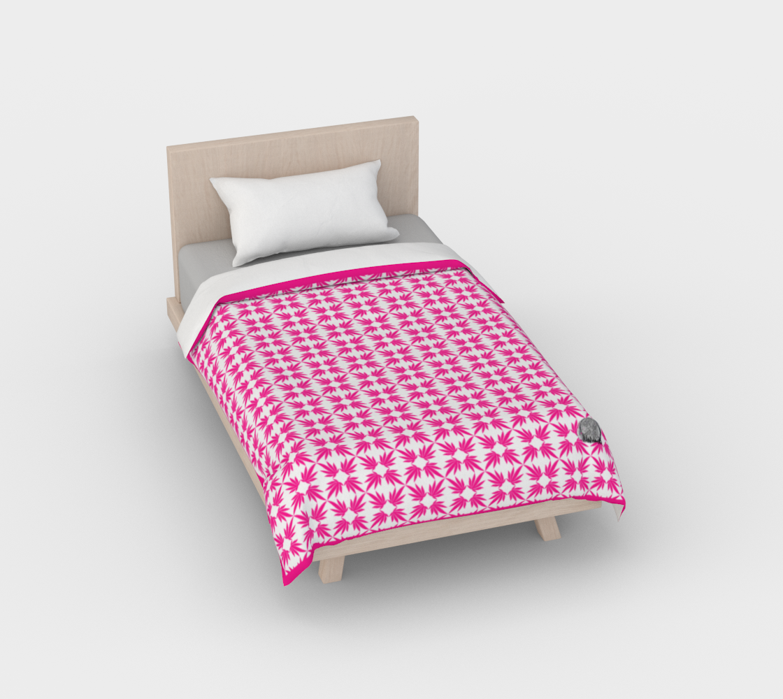 Neo Pink Twin Duvet Cover