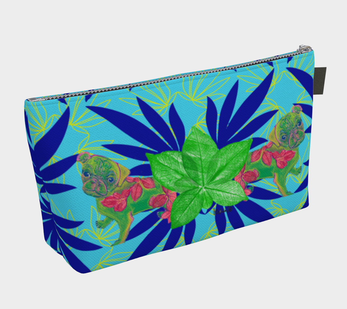 Pool Blue Weeji twins Makeup Bag