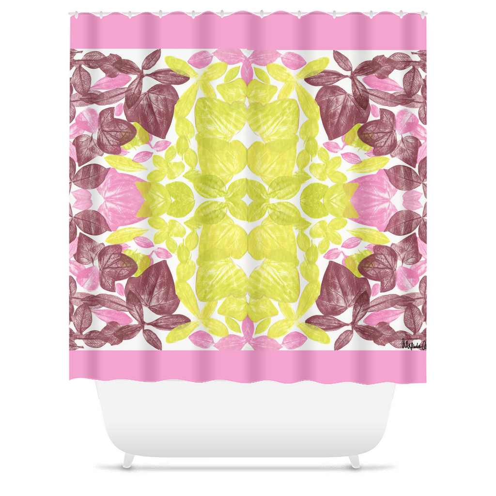 Main Street Batik Shower Curtains