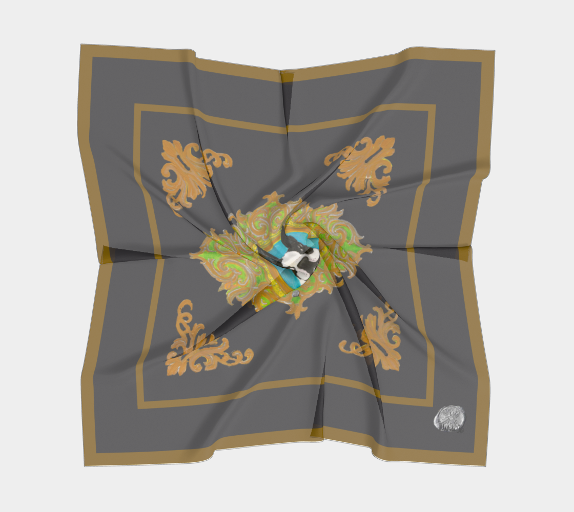 Rococo Louis XIV I Silk Scarf