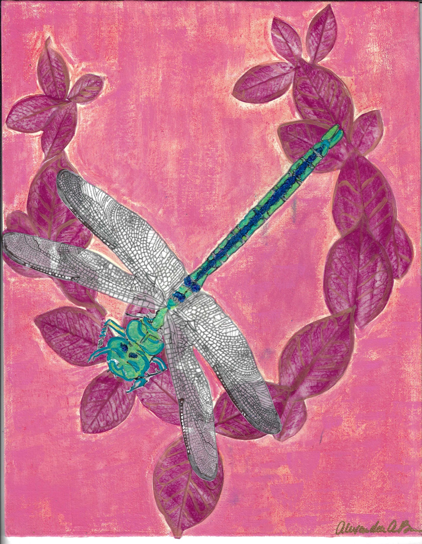 Dragonfly with Jasmine Garland Mix I