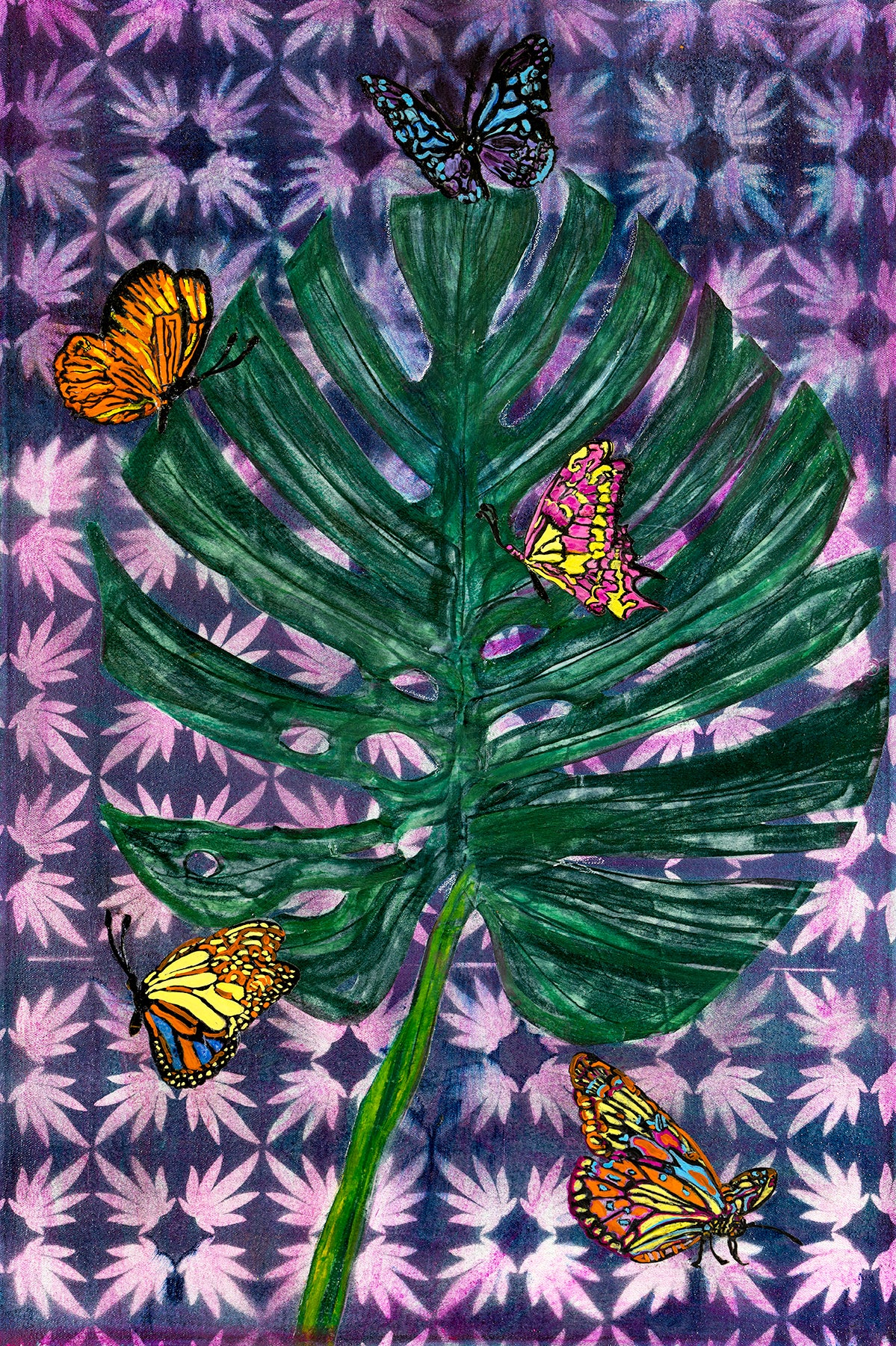 Status with Monstera