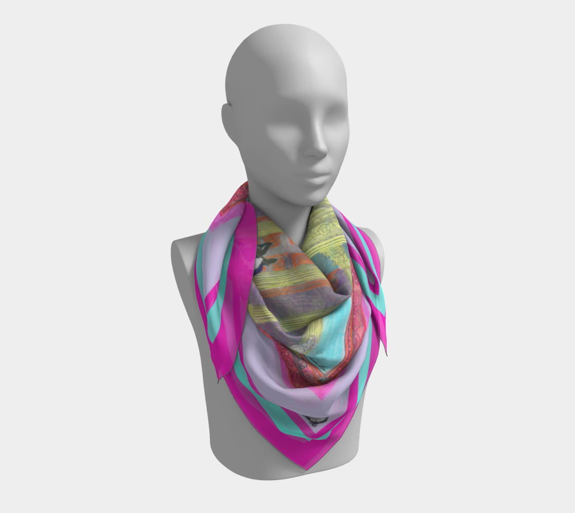 Louis XIV Palladio Silk Scarf