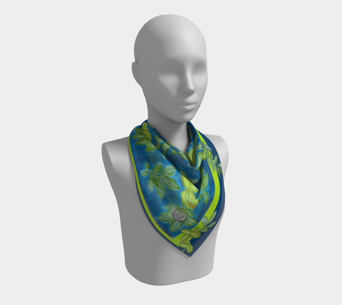 Summer Night Music I Silk Scarf
