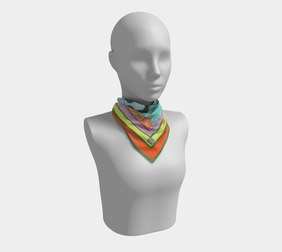 Cherubic Louis XIV Silk Scarf