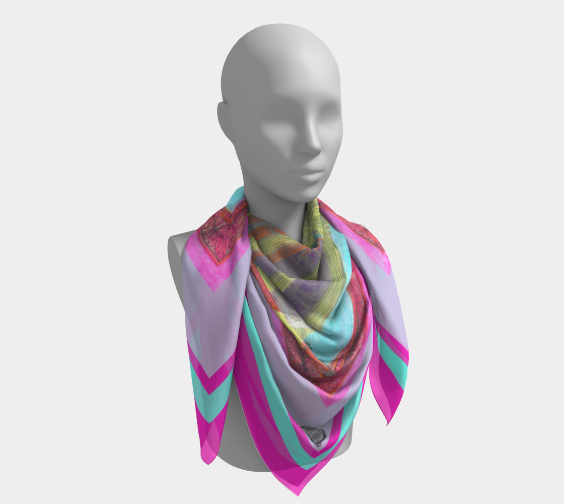 Louis XIV Palladio Silk Scarf