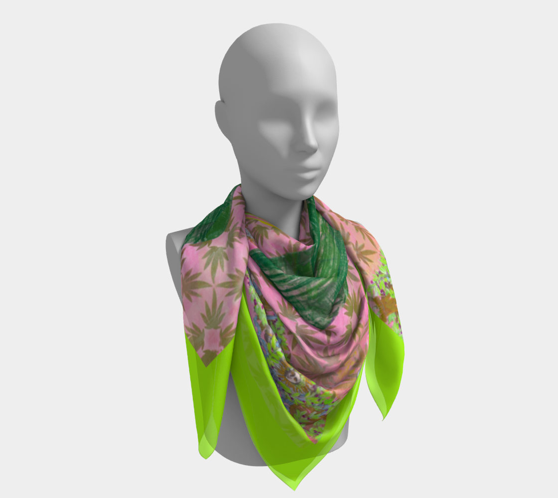 Neoclassique with Asp and Monarch Silk Scarf